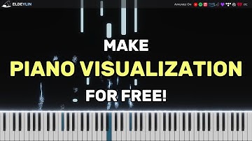 How to Make Piano Visualizer Like YouTubers (Rousseau, Kassia, etc) - FREE Piano VFX Tutorial