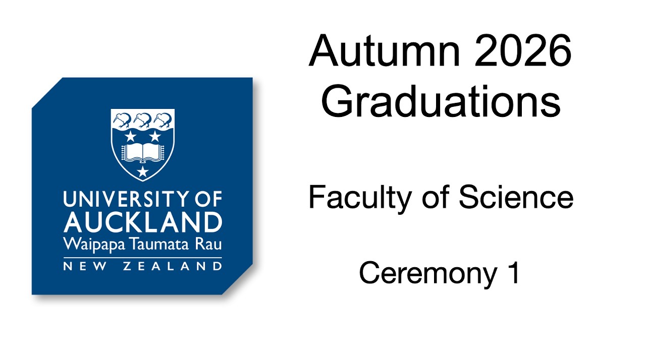 Autumn 2026 Graduations - Faculty of Science