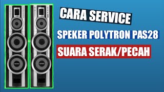 SPEKER AKTIF POLYTRON SUARA KECIL DAN PECAH