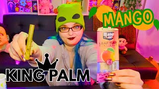 Trying Mango Flavored King Palms! 🥭