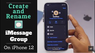 Celebrity Create and Name iMessages Group on iPhone 12 (iOS 14) | Add Member to iMessages group on iPhone 12 Wealth