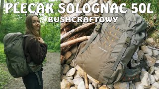 Plecak Solognac 50L 𑇐 plecak bushcraftowy 𑇐 plecak do lasu