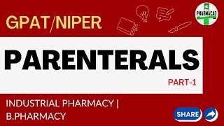 Parenterals (Part-1) | B.Pharmacy | GPAT/NIPER screenshot 5