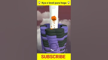 Stack ball gameplay short video #shorts #ytshorts #shortsfeed #stackball #games