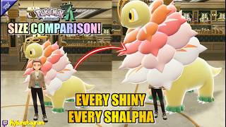 Every SHINY - Every SHINY ALPHA! The ULTIMATE Side-By-Side SIZE COMPARISON! Pokémon Legends: Z-A!