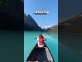 bucket list tick 🛶 canoeing on Lake Louise, Banff National Park 🌲 Alberta, Canada 🇨🇦