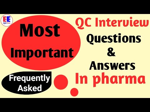 Top 20 pharma Quality Control interview questions answers | Pharma QC important quertions answers