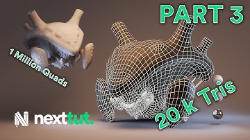 Create a Game Ready 3D Enemy Minion! | Part 3 Maya Retopology