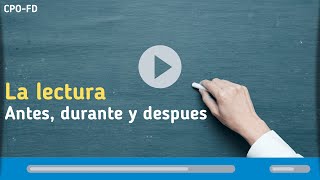 CPO -Antes, durante y despues de la lectura - Isabel Sole