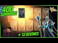 400 summons  13 divines for boreas  watcher of realms