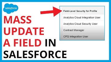 How to Mass Update a Field in Salesforce [QUICK GUIDE]