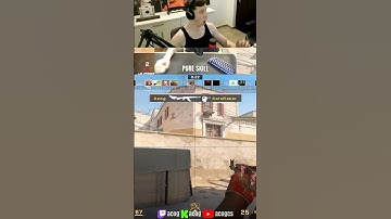 no luck, full skill 💯 twitch: acog #cs2 #counterstrike2 #csgo #twitch #kick #streamer