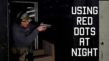 Can you use a red dot sight with night vision?