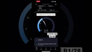 Vodafone Gigacube Speedtest in kleinerem Ort, Huawei 5G CPE Pro 2