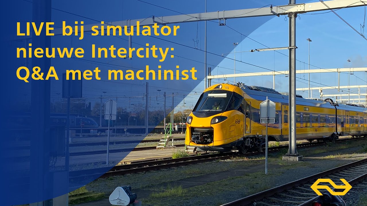 LIVE bij simulator nieuwe Intercity: Q&A met machinist | NS Weekly