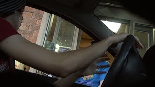 Speaking Romanian at drive thru prank