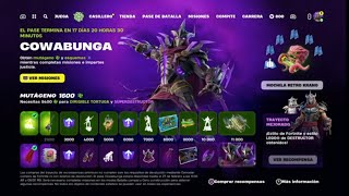 Fornite llega Shredder Villano de las tortugas Ninja