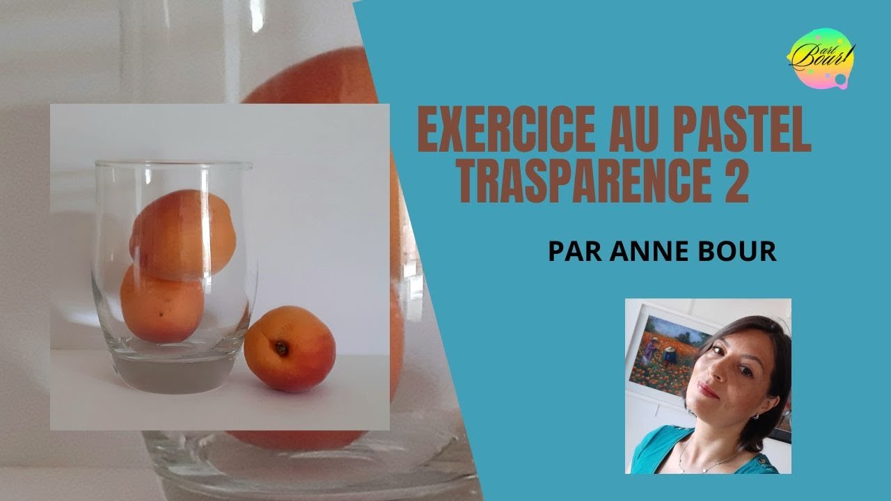 La transparence sur fond clair facile au pastel sec