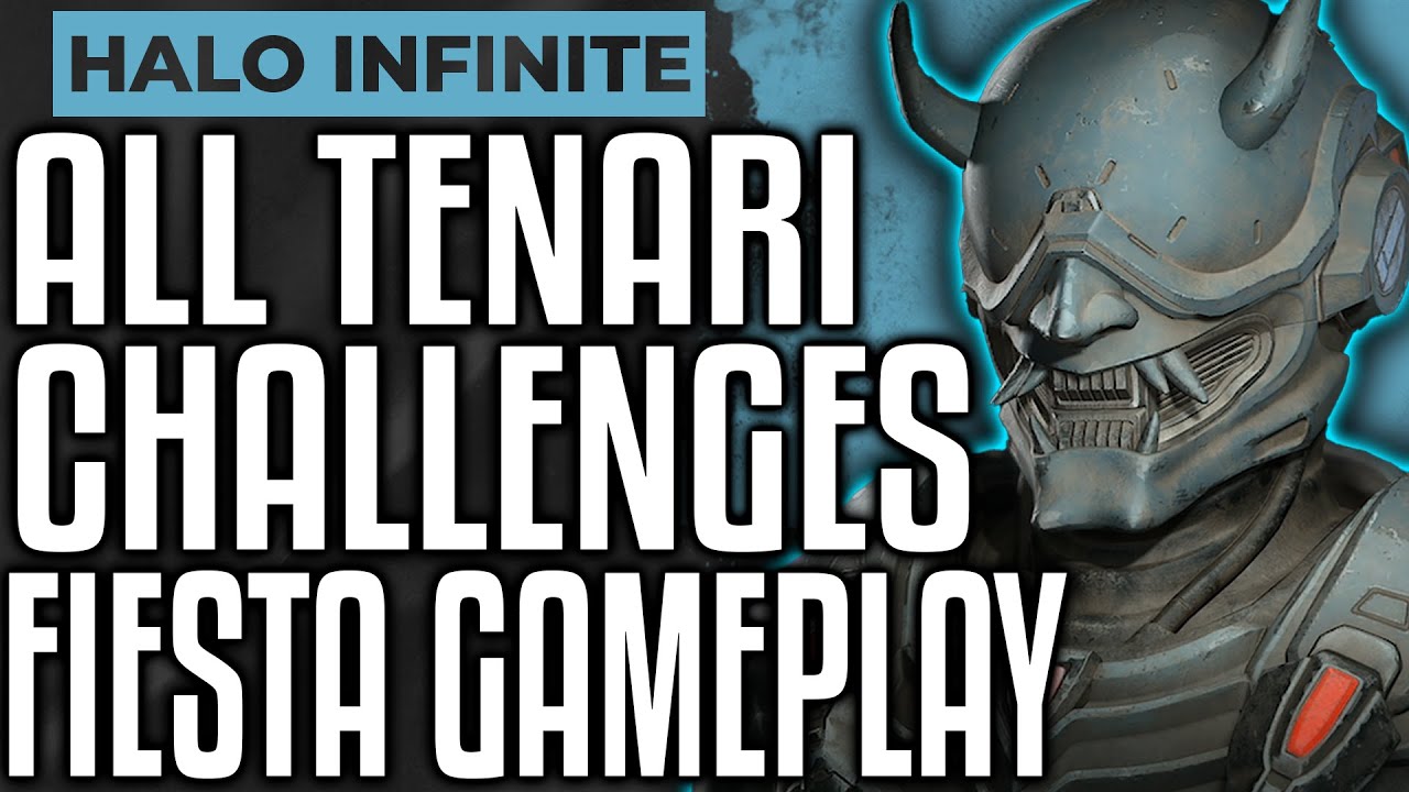 Halo Infinite FRACTURE TENRAI EVENT CHALLENGES | Fiesta Event GAMEPLAY