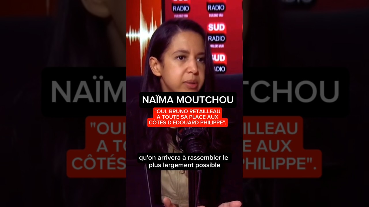 Naïma Moutchou :"Oui, Bruno Retailleau a toute sa place aux côtés d'Édouard Philippe". #Retailleau