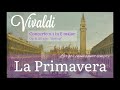 Antonio Vivaldi - "Spring" (La primavera): II. Largo e pianissimo sempre