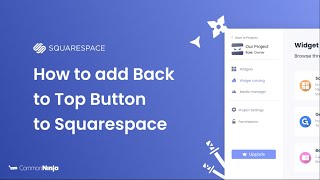 How to add a Back to Top Button to Squarespace