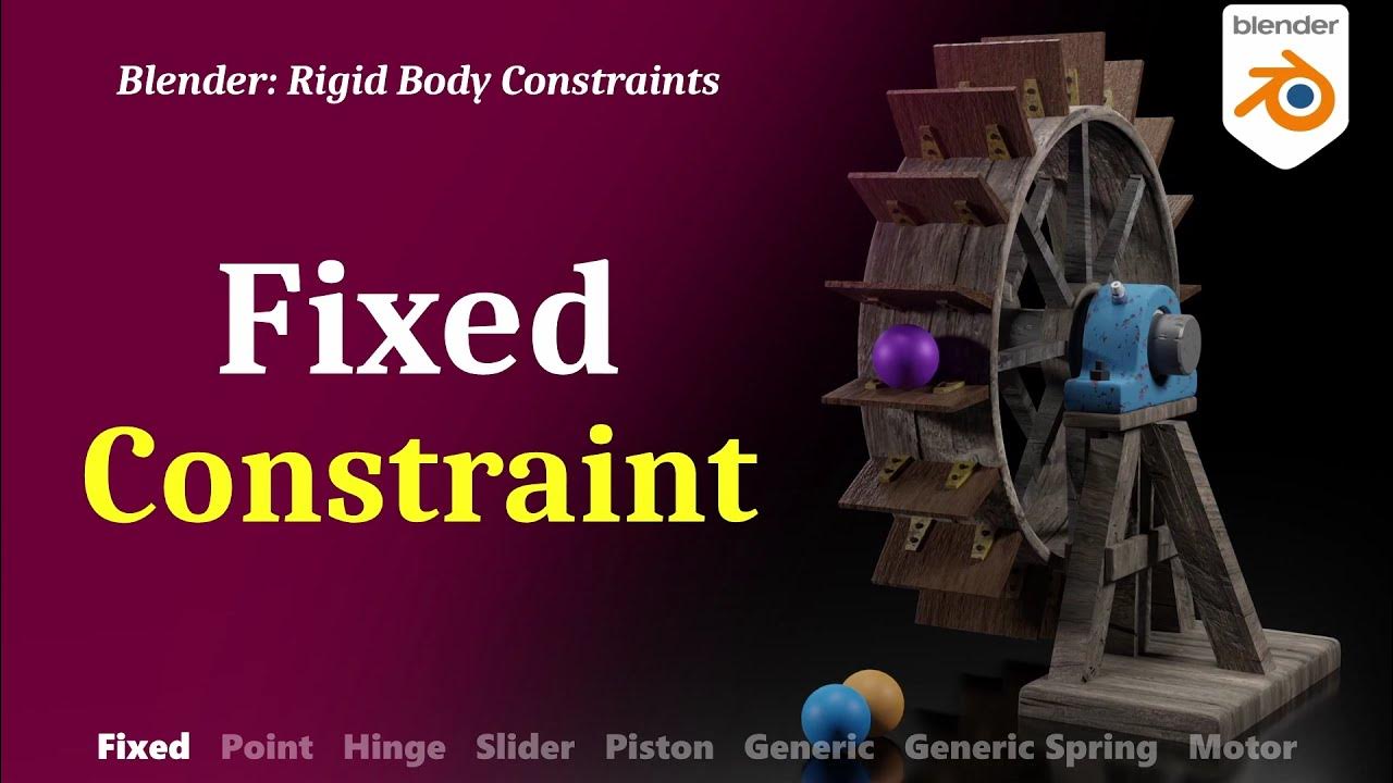Fixed ConstraintBlender Rigid Body YouTube