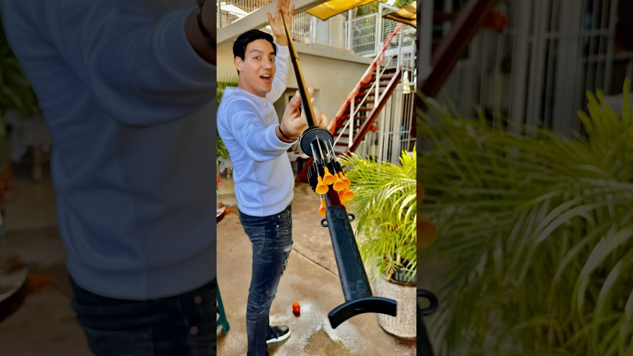 Esta cerbatana atraviesa metal