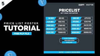 Make Pricelist Poster For Pubg And Free Fire screenshot 1