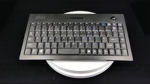 Accuratus 5005 - Professional Wired Mini Size Keyboard with Optical Trackball and L/R Mouse Buttons