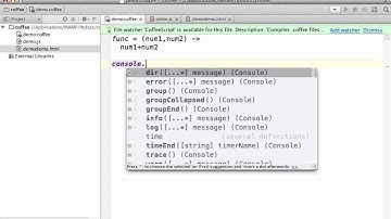 Defining Functions in CoffeeScript