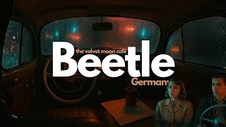 Vintage VW Beetle • 1957 | Cinematic Night Drive Ambience Rain, Neon, Glow | The Moon Velvet Café screenshot 4