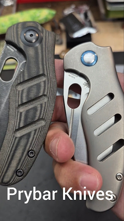 Kizer Sheepdog Titanium S35 vs Micarta/154cm Blade MODS trim Wharncliffe Modification