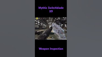Mythic Switchblade X9 Weapon Inspection #codm #callofduty #callofdutymobile #mythic #mythicgun