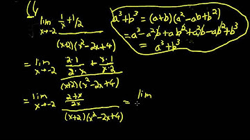 Limits 17- rational function with tricky factoring