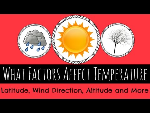 What Factors Affect Temperature - Latitude, Altitude, Wind and More - GCSE Geography