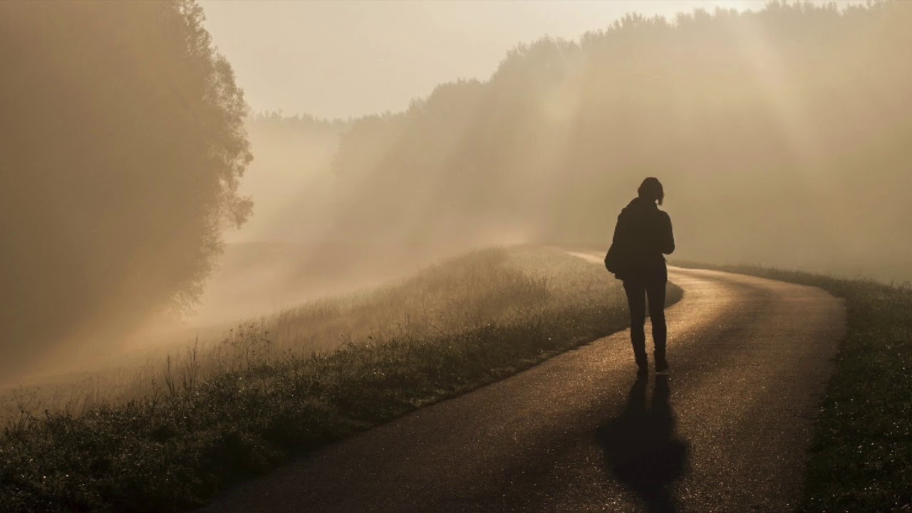 The way she walks. Walking man. Walk Alone. Lonely man Walking in a Valley. Walking in the Life.