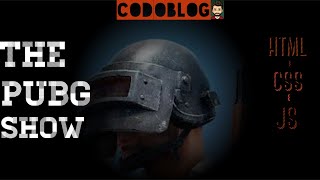 code for pubg by html || sorce code of pubg || create a pubg game by coding || pubg website