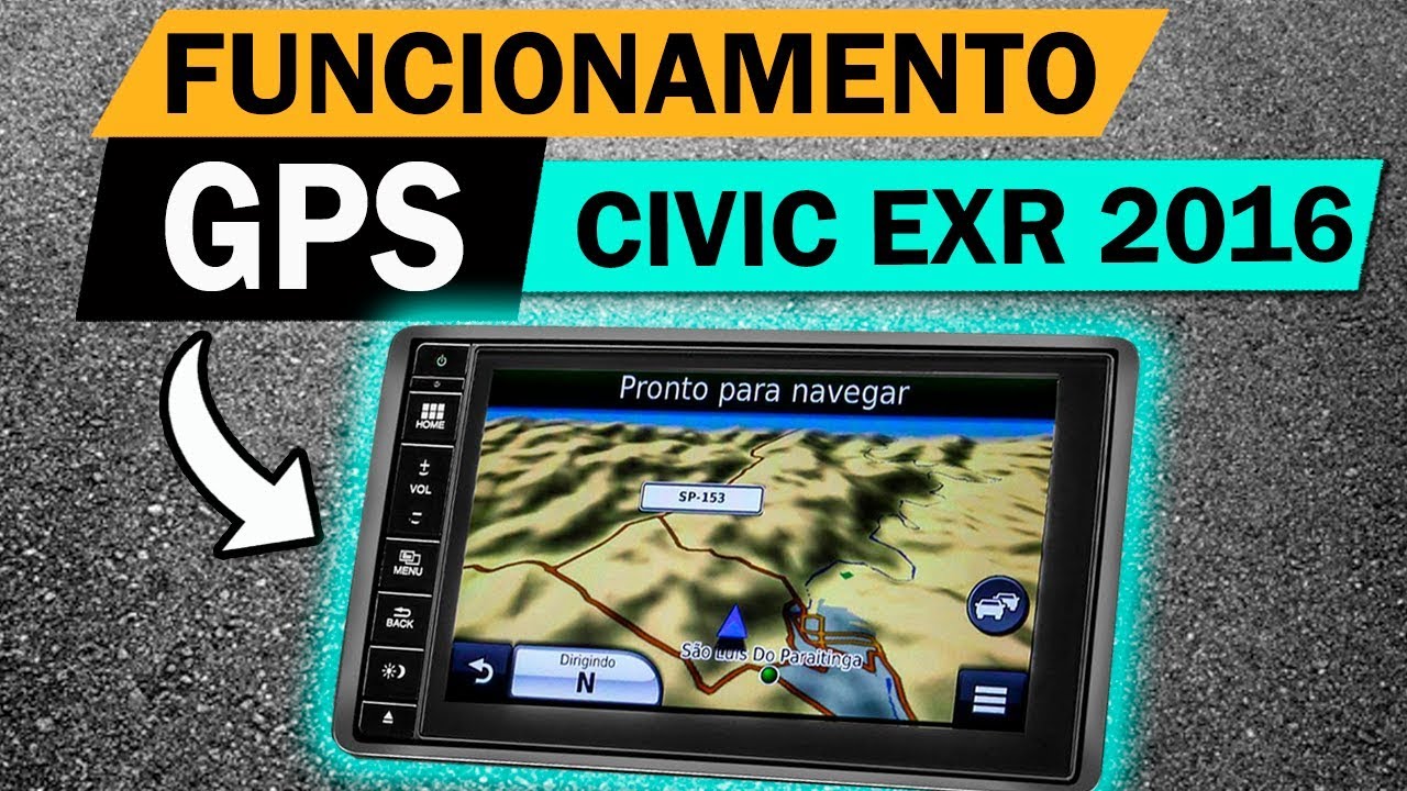 Honda Civic EXR Funcionamento GPS Garmin YouTube