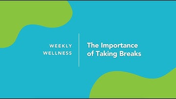 The Importance of Taking Breaks