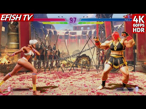 Elena vs Marisa (Hardest AI) - Street Fighter 6