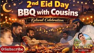 Eid ka celebration apny family k sath🐓 BBQ maza da khapalo tra zamano sara💞sweet cousins 