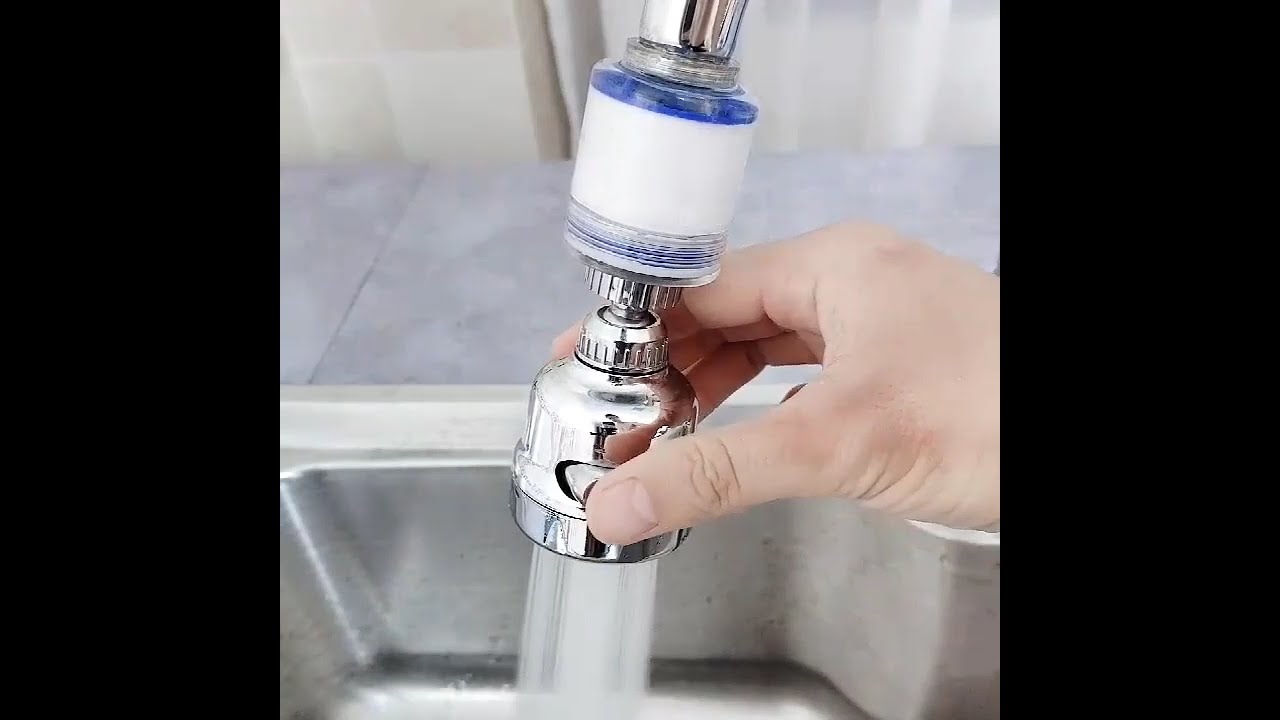 360 Rotation Faucet Water Filter Purifier( Free 1 Filter)
