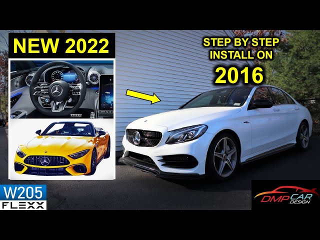 NEW TOUCH steering wheel upgrade on Mercedes C300 (W205) 2015+ 