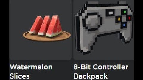 how to get the 8-bit controller backpack, and watermelon slices