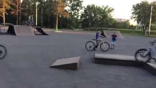 Very hard BMX fail (knockout)