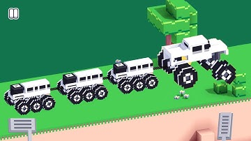 Fancade | Snow Truck, Train, Epic Cars Drive Gameplay- All New Levels Gameplay Android,iOS