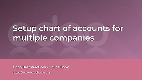 Setup chart of accounts for multiple companies | Odoo Accounting