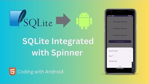 Android Studio Tutorial: SQLite Database Integration with Spinner | Step-by-Step Guide!