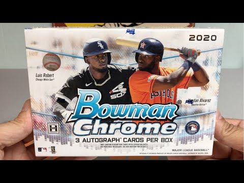 2020 Bowman Chrome HTA Hobby Box - MASSIVE HIT!!!